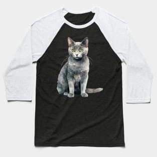 Korat Cat Baseball T-Shirt